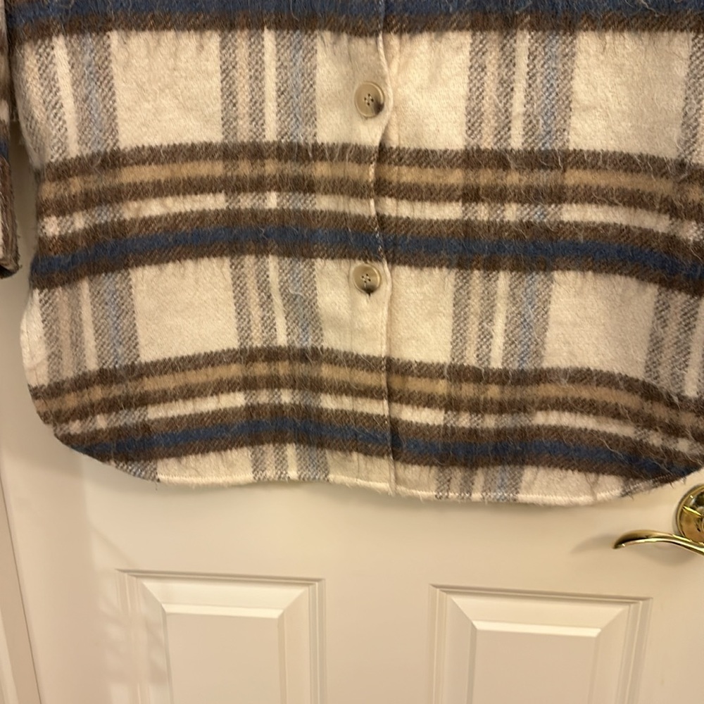 H&M Fuzzy Shacket In Excellent Condition - image 2